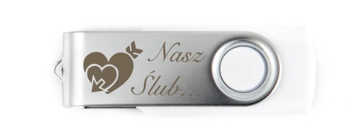 USB kľúč Pendrive 16 GB so svadobným gravírovaním