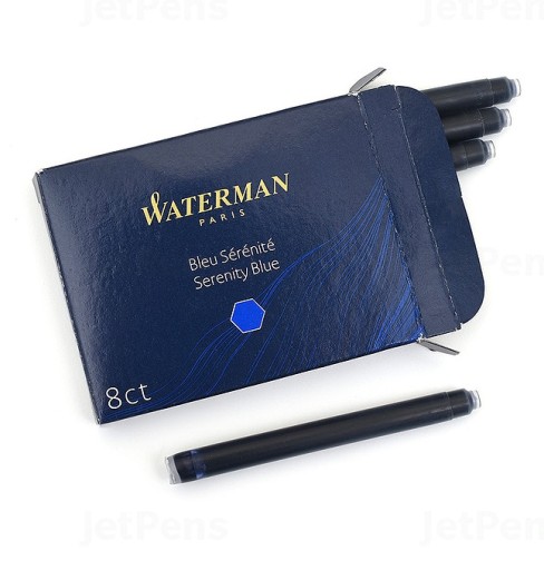 ORIGINÁLNA NÁPLŇ NA PERÁ Waterman DLHÁ / MODRÁ