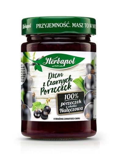 HERBAPOL DŽEM Z ČIERNYCH RÍBEZLÍ 280g