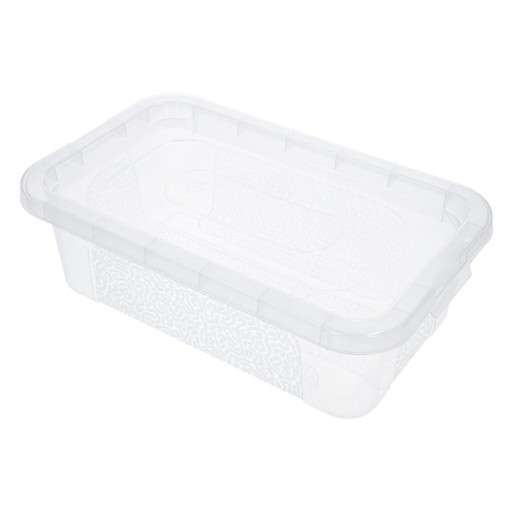 PLASTOVÝ NÁDOB 4,5L box, priehľadný organizér, plastový box