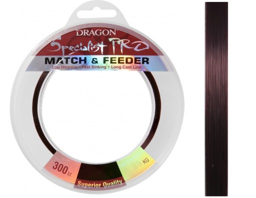 SPECIALIST Pro MATCH & FEEDER vlasec 0,18 mm/4,75 kg DRAGON