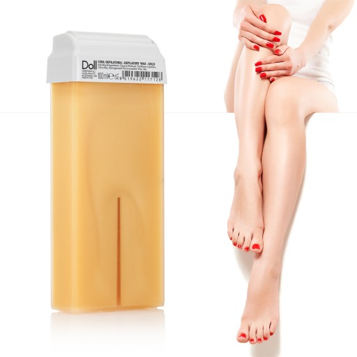 DOLL Xanitalia Depilačný vosk na depiláciu tela v rolke GOLD 100 ml