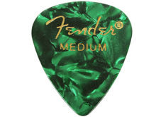 Gitarové trsátko FENDER Celluloid 351 Green Medium