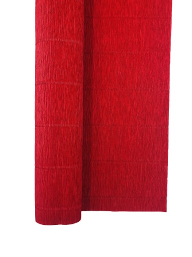 Taliansky krepový hodvábny papier 589 tmavočervený