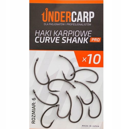 zakrivená stopka 6 PRO kaprárskych háčikov