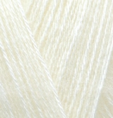 Priadza Angora Gold - 01 Cream Alize