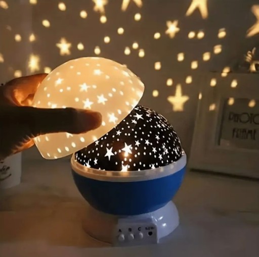 STARS PROJECTOR otočná lampa do projektora prenosná ako darček pre deti
