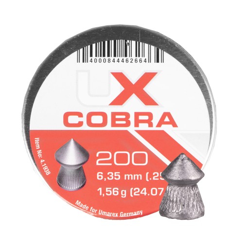 UMAREX DIABOLO ZVONKY DO Kobry rebrované vzduchovky 6,35mm 200 ks.