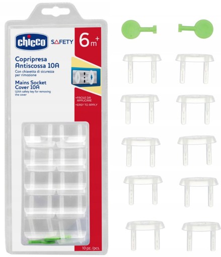 Chicco Security PLUGS pre kontakty + kľúč