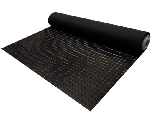 Protišmyková podložka, SBR gumová doska, gumená podlaha 120x10cm Kladivo