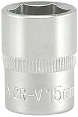 3/8'' KRÁTKA ZÁSUVKA 6-RAMENÁ AS-DRIVE 15MM - YATO