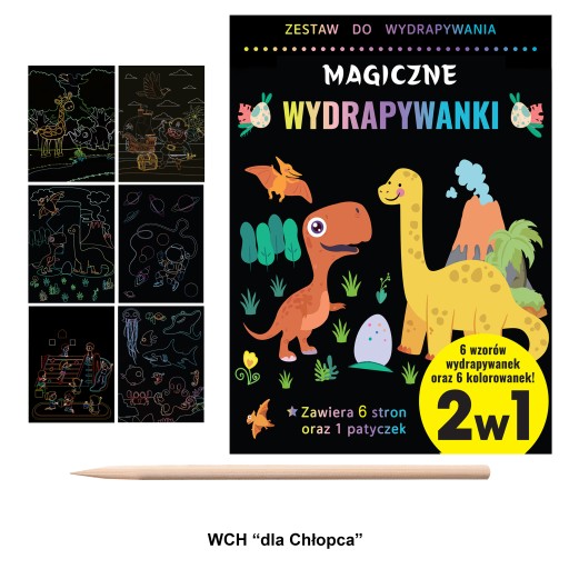 Škrabacia hra MAGIC SCRATCH, omaľovánky na výber