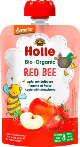 HOLLE BIO Jemná jablková a jahodová pena
