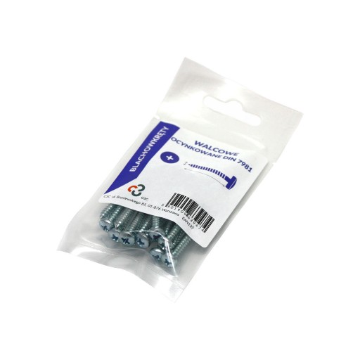 Skrutky do plechu valcové PH 4,8x38 DIN 7981 10 ks