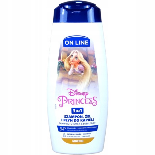 On Line Disney Gel 3v1 Princess Muffin 400ml