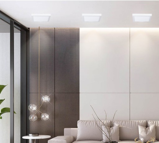 LED TABUĽOVÝ PANEL 6W POVRCHOVÁ MONTÁŽ 540LM EMC Štvorcový