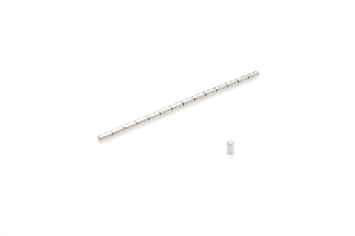 Neodymový magnet valcový MW 2x4 mm N38 100 ks