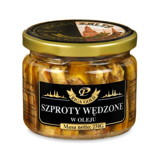 Książęce Šproty údené RIGA GOLD Dóza 270 g
