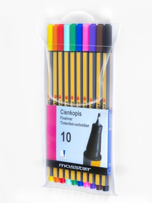 Kamet Masster jemná linka 0,4mm MIX FARIEB 10 KS