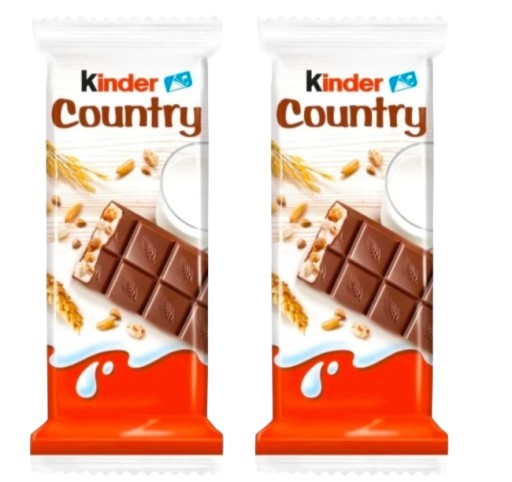 Ferrero Kinder Country tyčinka 23,5g čokoláda s ryžou detská čokoláda 2 ks