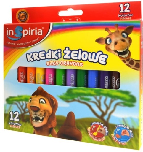 Gélové pastelky 12 farieb