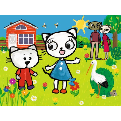 PUZZLE 30 ELEMENTS - MITTY CAT - DOBRODRUŽSTVÁ KITTY CAT - CREFL 18264