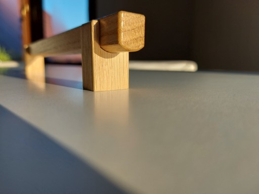 Nábytkové madlo zábradlia v tvare U, dĺžka 242 mm, šírka 192 mm