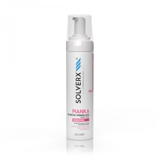 SOLVERX SENSITIVE pena na odličovanie 200ml