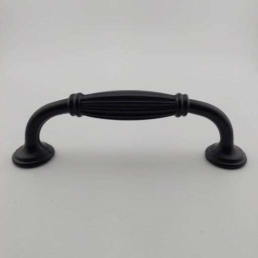 ÚCHYTKA NA NÁBYTOK ÚCHYTKA PRE ZÁSUVKY A SKRINÍKY RETRO ČIERNA 96mm ÚCHYTKA