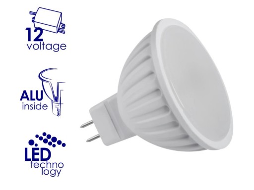 KANLUX LED žiarovka do reflektora Halogénová 12V 7W=35W 570lm 3000K Teplá biela
