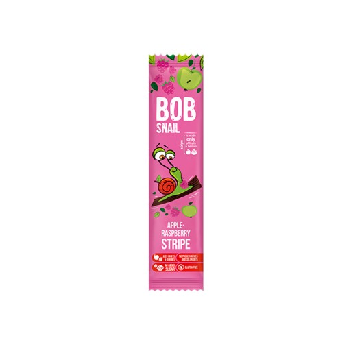 BOB SNAIL Jablkovo-malinový snack bez cukru 14g