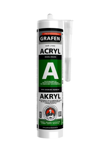 GRAFEN ACRYLIC CONSTRUCTION AKRYLÁTOVÝ TESNENIE BIELY 300ml