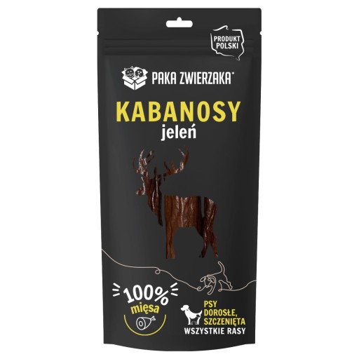 ZVIERACIE VEDIKO KABANOS S JELEŇOM POKLADOM PRE PSOV 3 ks