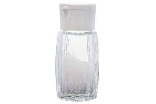 Kuchynský dávkovač korenia s klapkou, biela 50ml nádoba na soľ a korenie