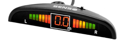 DISPLEJ PRE CÚVACIE PARKOVACIE SENZORY SENSO LED SE-068