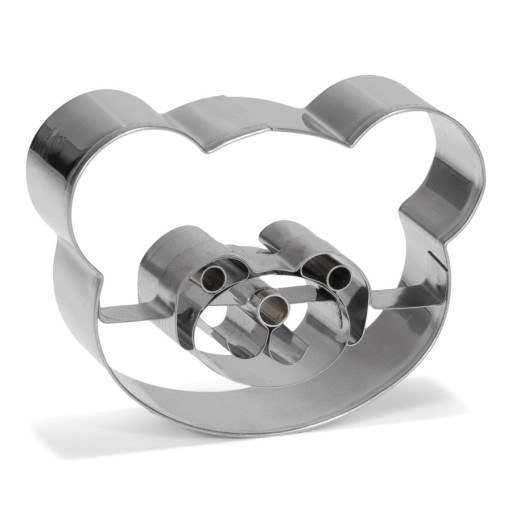 Vykrajovač na sušienky Panda Head 8 cm Vykrajovač Panda