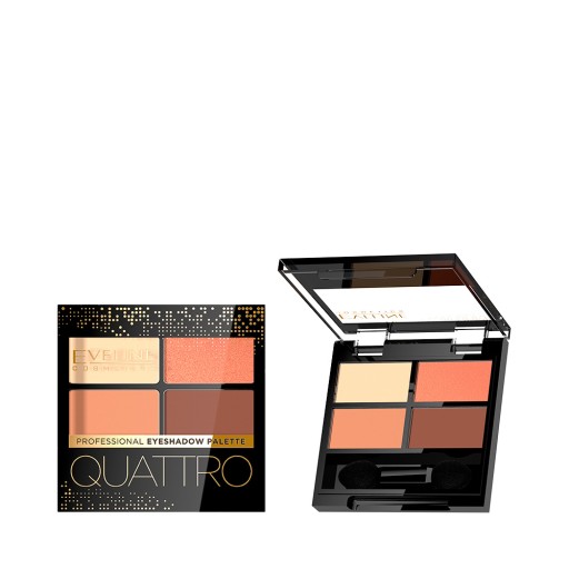 Eveline Cosmetics Quattro Eyeshadow paletka 4 tieňov č.05