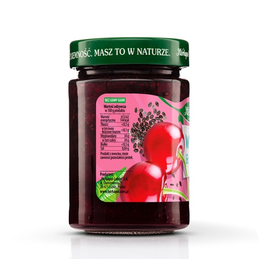Ovocný DŽEM čerešňa CHIA 280G*6 Herbapol