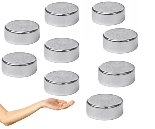 NEODYMOVÉ MAGNETY 6x2 mm 10 kusov okrúhly SILNÝ SILNÝ VALEC