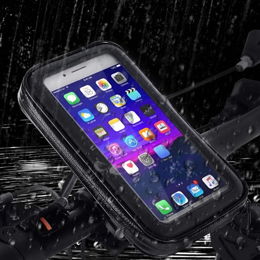 DRŽIAK TELEFÓNU GPS NA BICYKEL A MOTORKU NA RIADITEĽ