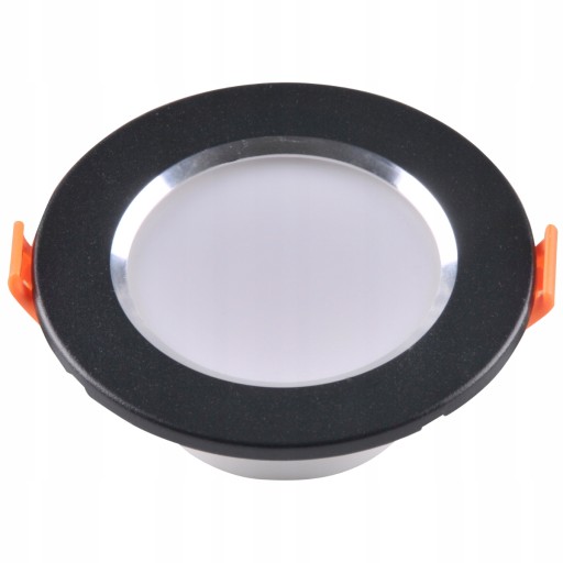 ZOE 4,8W 4000K LED svietidlo pod omietku, ČIERNA
