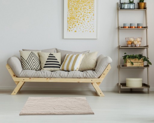 Koberec 40x60 Mäkká plyšová kožušina do spálne, kúpeľňa králik 104