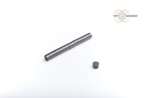 Cylindrický feritový magnet MW 8x5 F30, sada 100 kusov