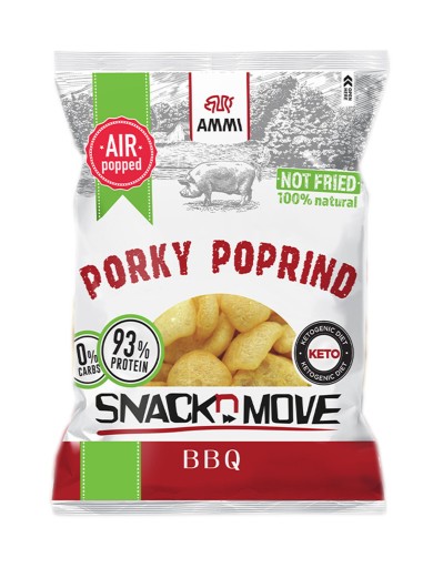 AMMI chrumky z bravčovej kože s BBQ príchuťou KETO 30g
