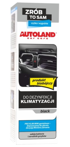 AUTOLAND BIOCIDAL BLACK ČISTIACI A DEZINFEKČNÝ PROSTRIEDOK KLIMATIZÁCIE