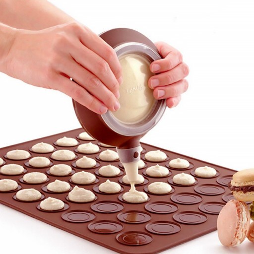 Silikónová podložka na makrónky Predám 29 x 39 cm VEĽKÁ FORMA NA COOKIE