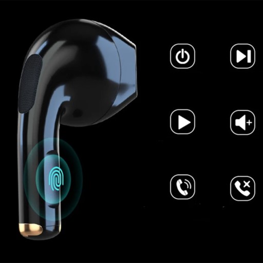 BEZDRÔTOVÉ SLÚCHADLÁ PRO 6 BLUETOOTH 5.3 + POWERBANK + KÁBEL USB TYPU C
