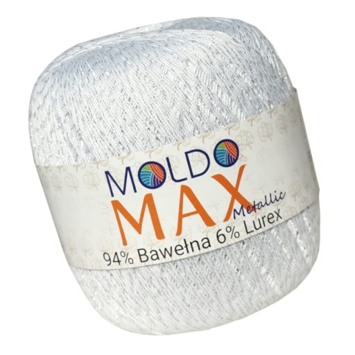 Max Moldo Metallic - biela a strieborná
