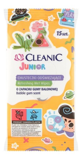 Cleanic Ručné osviežujúce obrúsky 15 ks.
