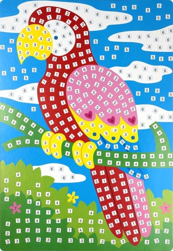 Penová mozaika Fun&Joy Parrot